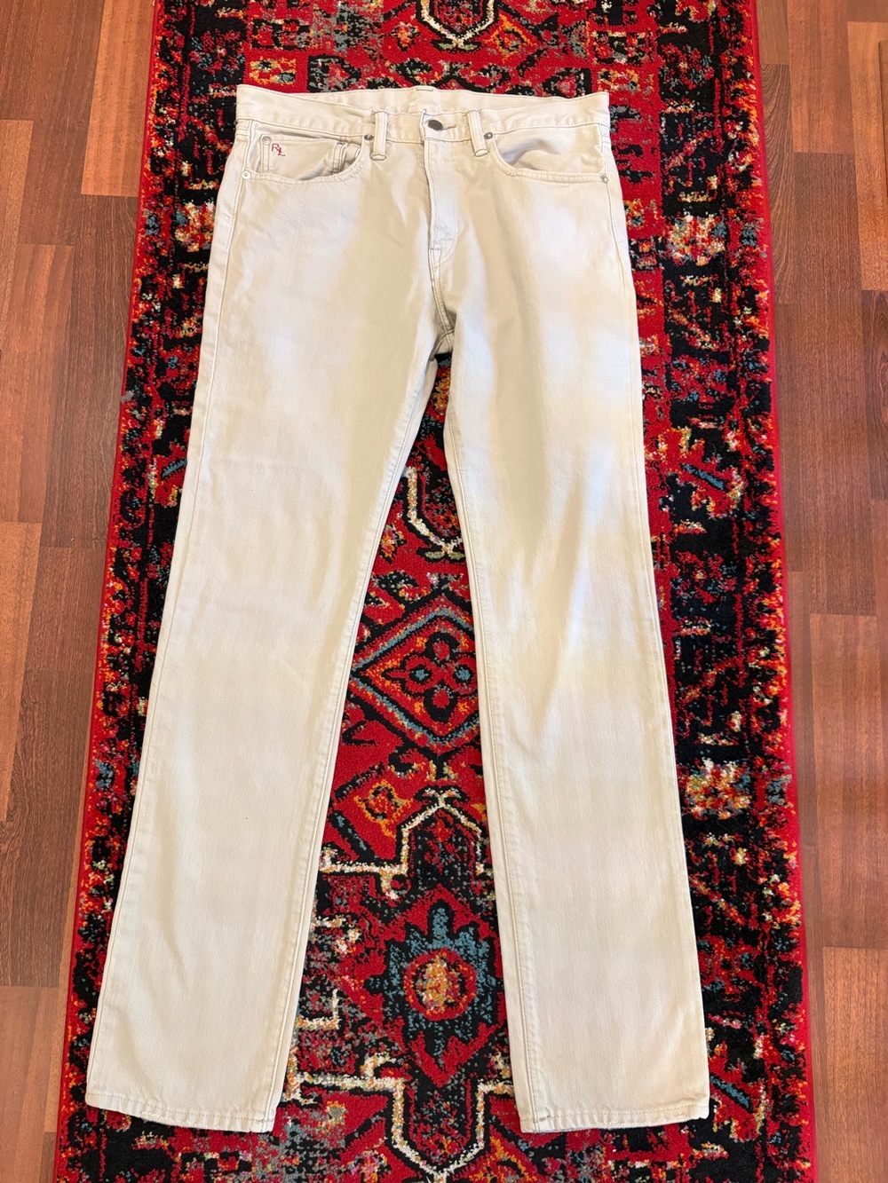 Polo Ralph Lauren men’s 381 slim fit off white jean size 32 x32